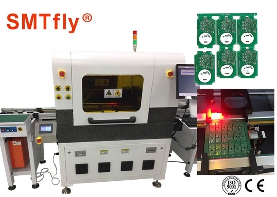 100mm / S 0.6mm Elektroniczna laserowa maszyna do depanelizacji PCB z bezpiecznym czujnikiem