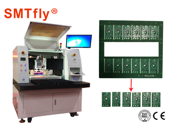 100mm / S 0.6mm Elektroniczna laserowa maszyna do depanelizacji PCB z bezpiecznym czujnikiem