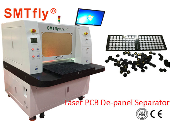 100mm / S 0.6mm Elektroniczna laserowa maszyna do depanelizacji PCB z bezpiecznym czujnikiem