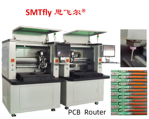 0.1mm Precision PCB Router Machine z lewą ręką 0.8-2.5mm Routing