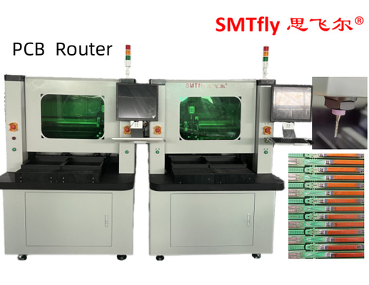 W1650mm KAVO Spindle Automatyczna maszyna do depanowania routera PCB z kamerami CCD