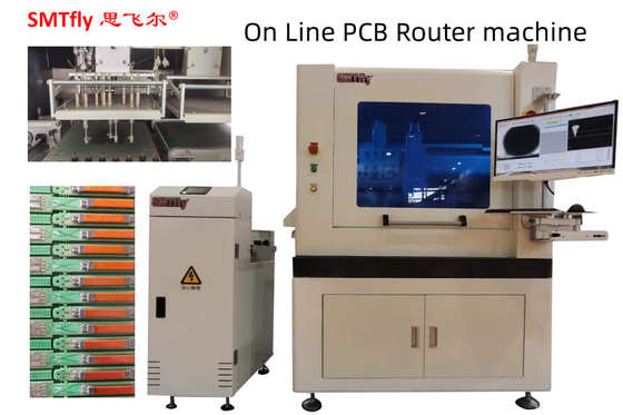 W linii PCB Router Machine 0,5 mm grubość CNC tablicy drukowanej