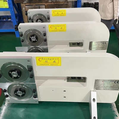 Separator PCB Mahine Motorized V-Groove Pcb Depaneler z okrągłymi ostrzami