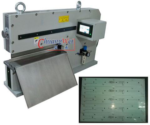 Aluminiowa maszyna do cięcia PCB z ostrzem liniowym, CWVC-450