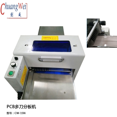 LED Strip MCPCB 400 mm / s PCB Depaneling Machine 9 par ostrzy cięcia