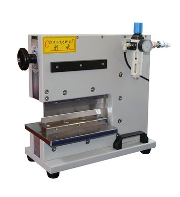 Bez wysiłku cięcie płyt metalowych z CWVC-220 Pneumatyczny V Groove PCB Machine Cutting