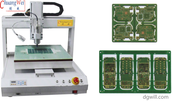 0.3-3.5mm grubość cięcia PCB na Wietnamie PCB Router Machine z 10W mocy