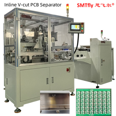 PCB Depanelizer 0,7Mpa PCB V Cut Machine Online Pneumatyczny 3,5 mm Liniowy ostrze 330 mm