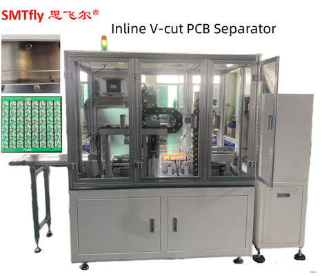 PCB Depanelizer 0,7Mpa PCB V Cut Machine Online Pneumatyczny 3,5 mm Liniowy ostrze 330 mm
