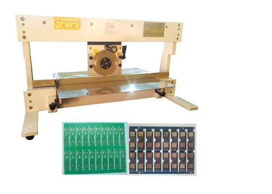 Depaneling uproszczony za pomocą ręcznej maszyny do segregacji PCB V-Cutting CWV-1M