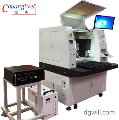 Wysokiej precyzji laserowej PCB Depaneling Machine z systemem operacyjnym Windows7