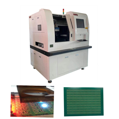 Wysoka precyzja cięcia dokładność 0,02 mm z laserowym PCB Depaneling Machine
