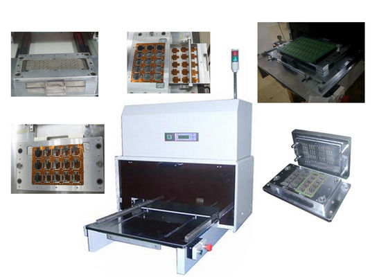 0,08 MM Gruby wyświetlacz LCD Pneumatycznie wykrawarka do płytek drukowanych CNC