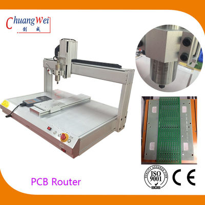 Wysokiej prędkości PCB Router Machine dla białych PCB Depaneling z 500mm / s prędkości cięcia