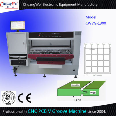3.0KW PCB Depaneling Router Machine, 5kg / Cm2 Pcb Routing Machine